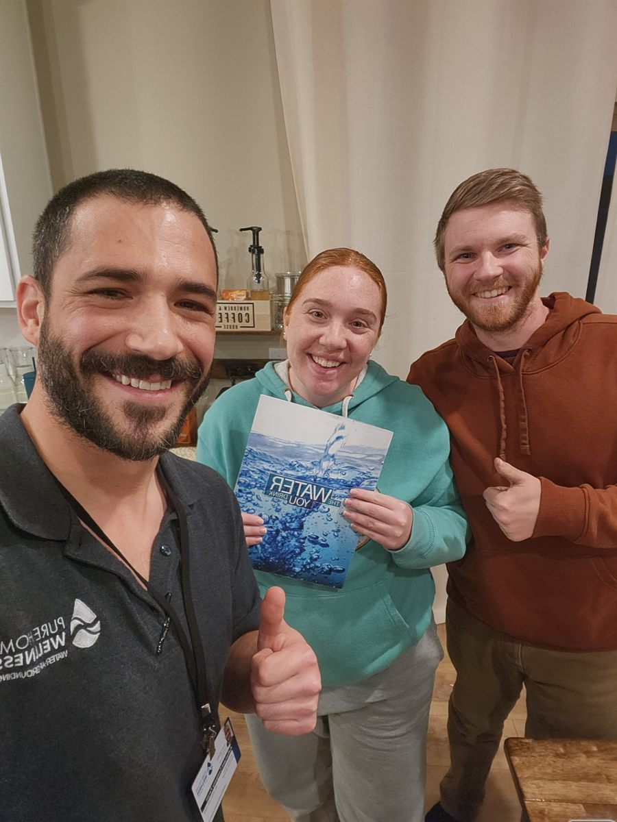 Pure Home Wellness local water consultation with Minnesota customer