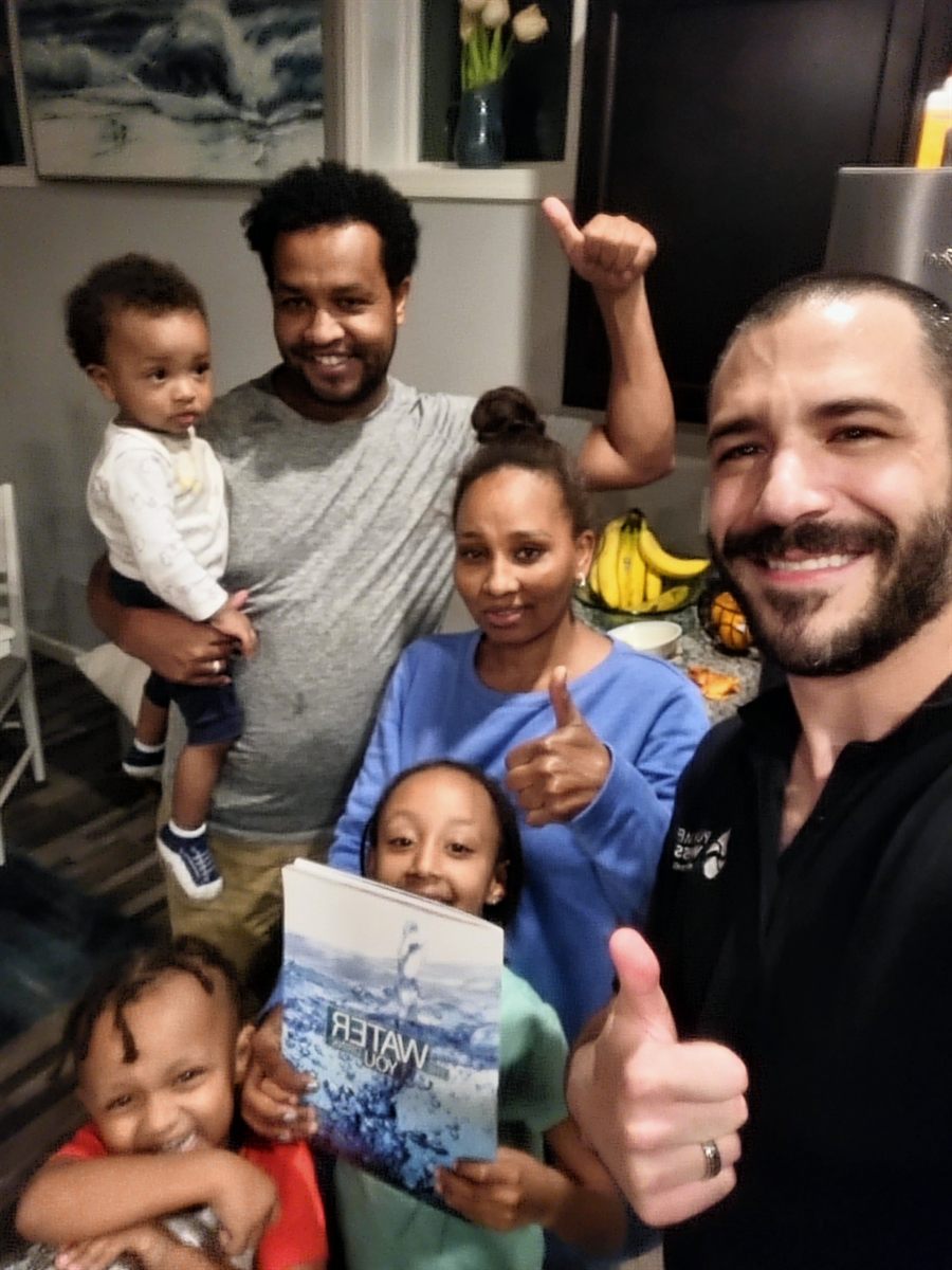 Pure Home Wellness local home water consultation with Minnesota customer