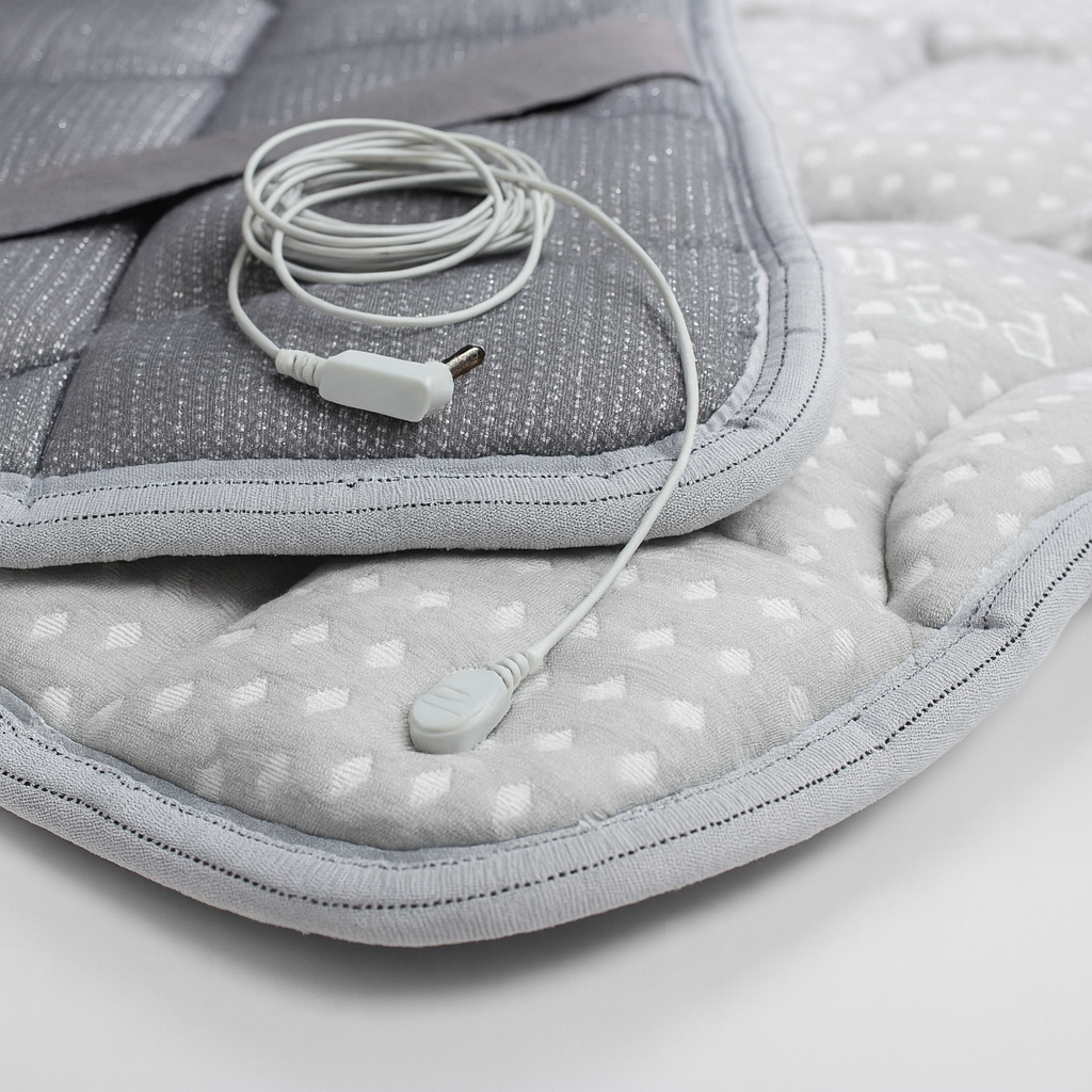 Illustration of grounded mattress with EMF shield